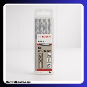 بسته پنج عددی مته فلز بوش مدل HSS-G بقطر 10.5